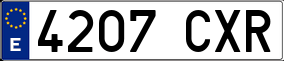 Truck License Plate